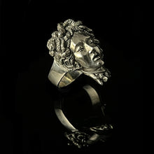 Load image into Gallery viewer, Medusa Head Ring | Medusa Silver Ring | OSSUA et ACROMATA