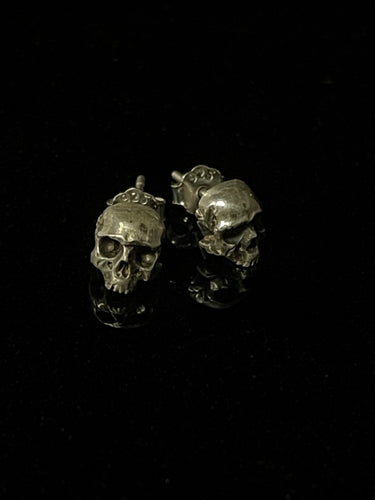 ossua-et-acroamata-jewelery-gothic-goth-memento-mori-sterling-silver-925-Skull-earplugs-ear-plugs