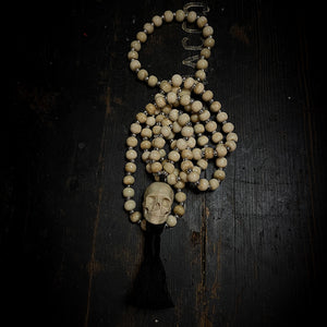 Skull Beads Necklace | Skull Bone Necklace | OSSUA et ACROMATA