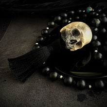 Load image into Gallery viewer, Skull Guru Bead Mala | Big Skull Mala Necklace | OSSUA et ACROMATA