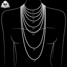 Load image into Gallery viewer, Men&#39;s Skull Necklace | Azazel Pendant  | OSSUA et ACROMATA