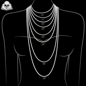 Men's Skull Necklace | Azazel Pendant  | OSSUA et ACROMATA