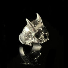 Load image into Gallery viewer, Skull Rings for Men | Azazel Demon Ring | OSSUA et ACROMATA