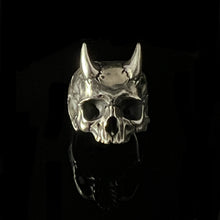 Load image into Gallery viewer, Skull Rings for Men | Azazel Demon Ring | OSSUA et ACROMATA