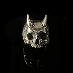 Skull Rings for Men | Azazel Demon Ring | OSSUA et ACROMATA