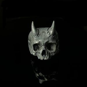 Skull Rings for Men | Azazel Demon Ring | OSSUA et ACROMATA