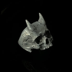 Skull Rings for Men | Azazel Demon Ring | OSSUA et ACROMATA