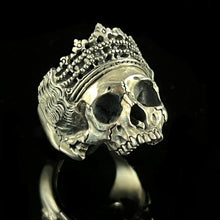 Load image into Gallery viewer, Alexander McQueen Skull Ring | Silver Skeleton Ring | OSSUA et ACROMATA