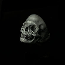 Load image into Gallery viewer, Thomas Sabo Skull Ring | Black Skull Ring Mens  | OSSUA et ACROMATA