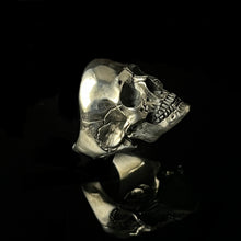 Load image into Gallery viewer, Thomas Sabo Skull Ring | Black Skull Ring Mens  | OSSUA et ACROMATA