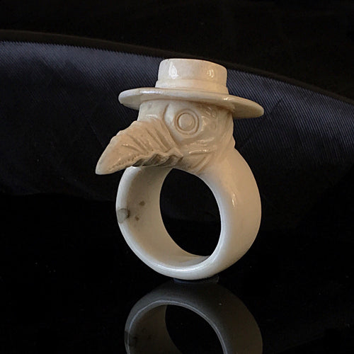 Black Death Ring | Beak Ring Collection | OSSUA et ACROMATA