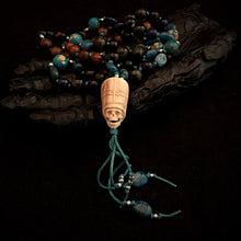 Load image into Gallery viewer, Skull Mala Beads | Big Skull Mala Necklace | OSSUA et ACROMATA