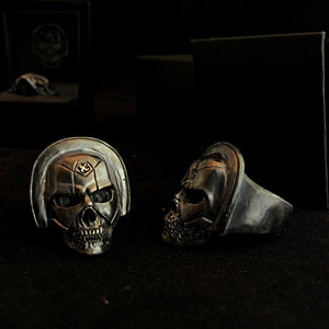 Gothic Rings for Men | Silver Peacemaker Ring | OSSUA et ACROMATA