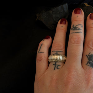 Gothic Wedding Rings | Unique Apopis Ring | OSSUA et ACROMATA