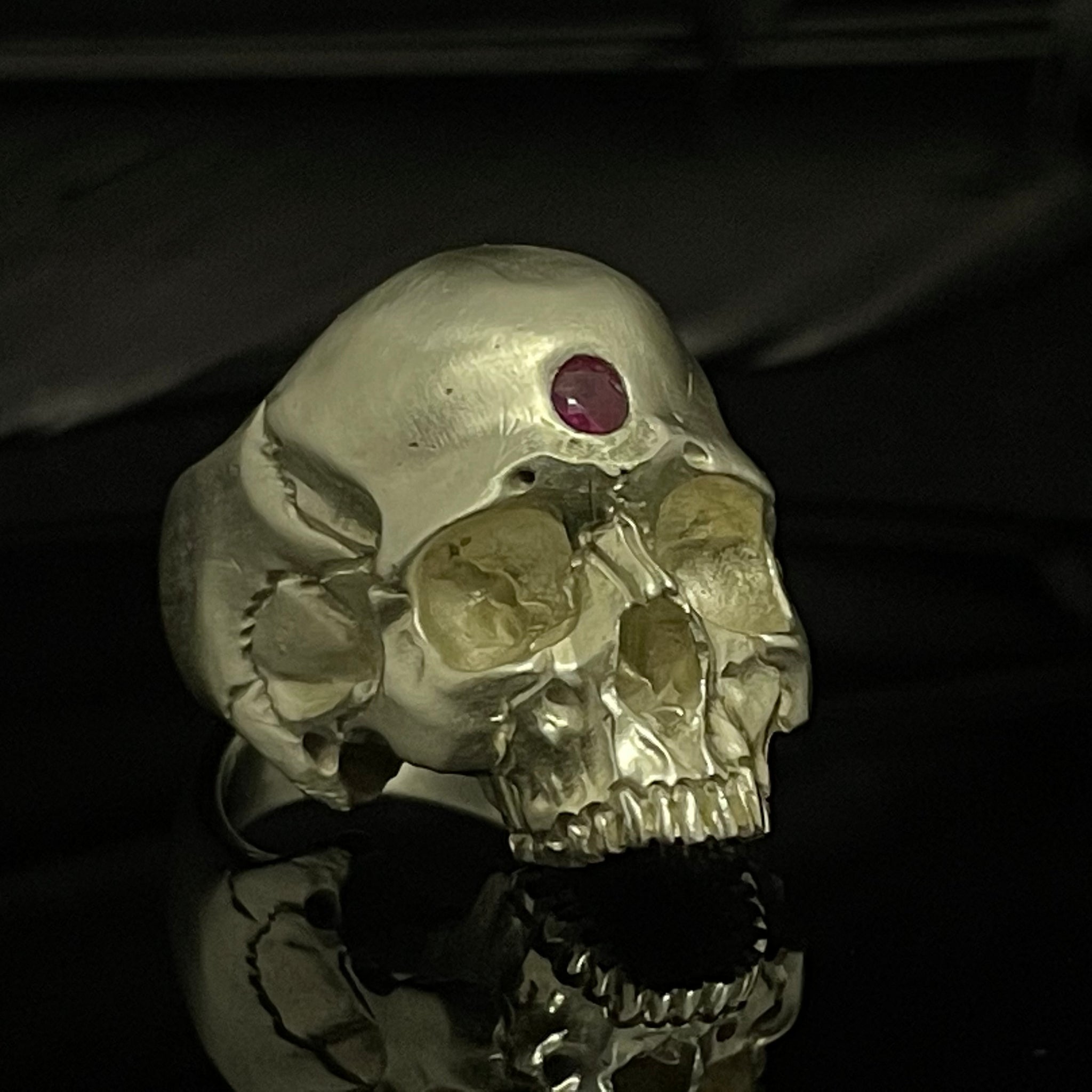 Gothic Ferocious Skull Stainless Steel Ring – GTHIC